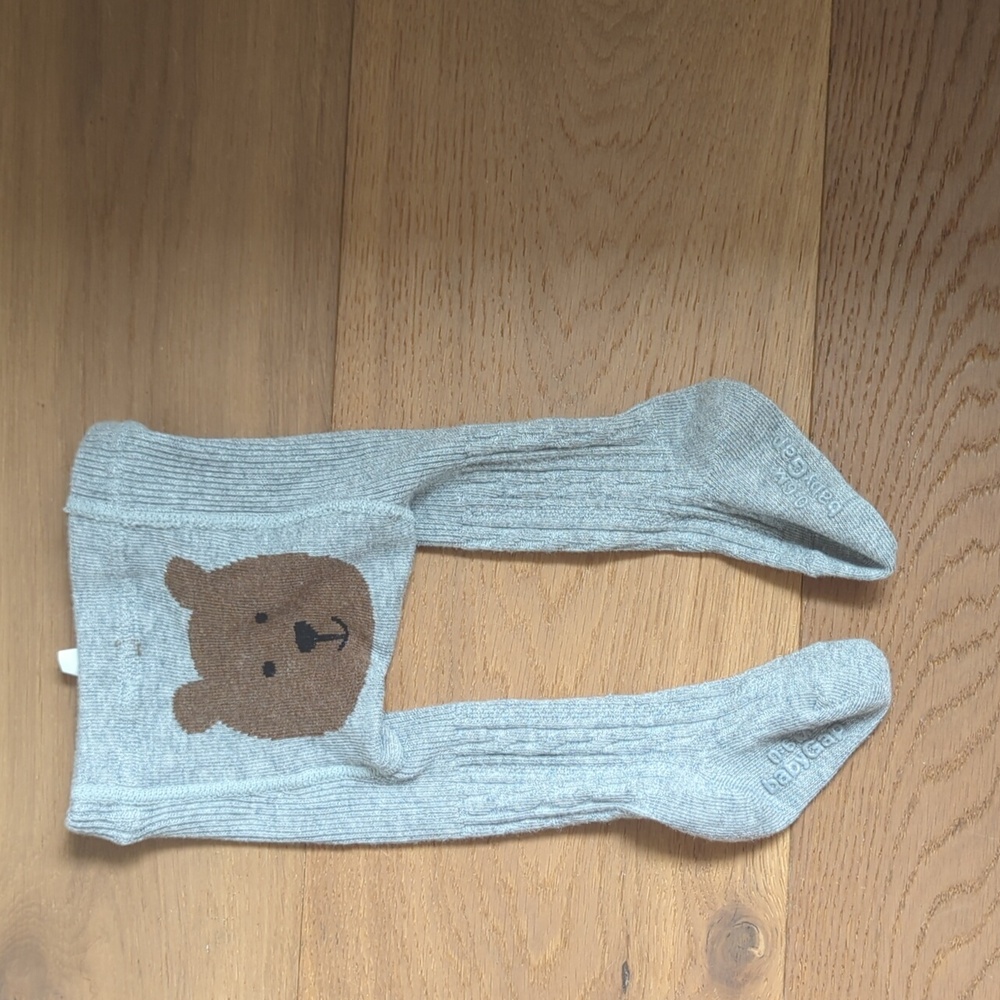 Baby bear cable tights, gap, 0-6 months, grey